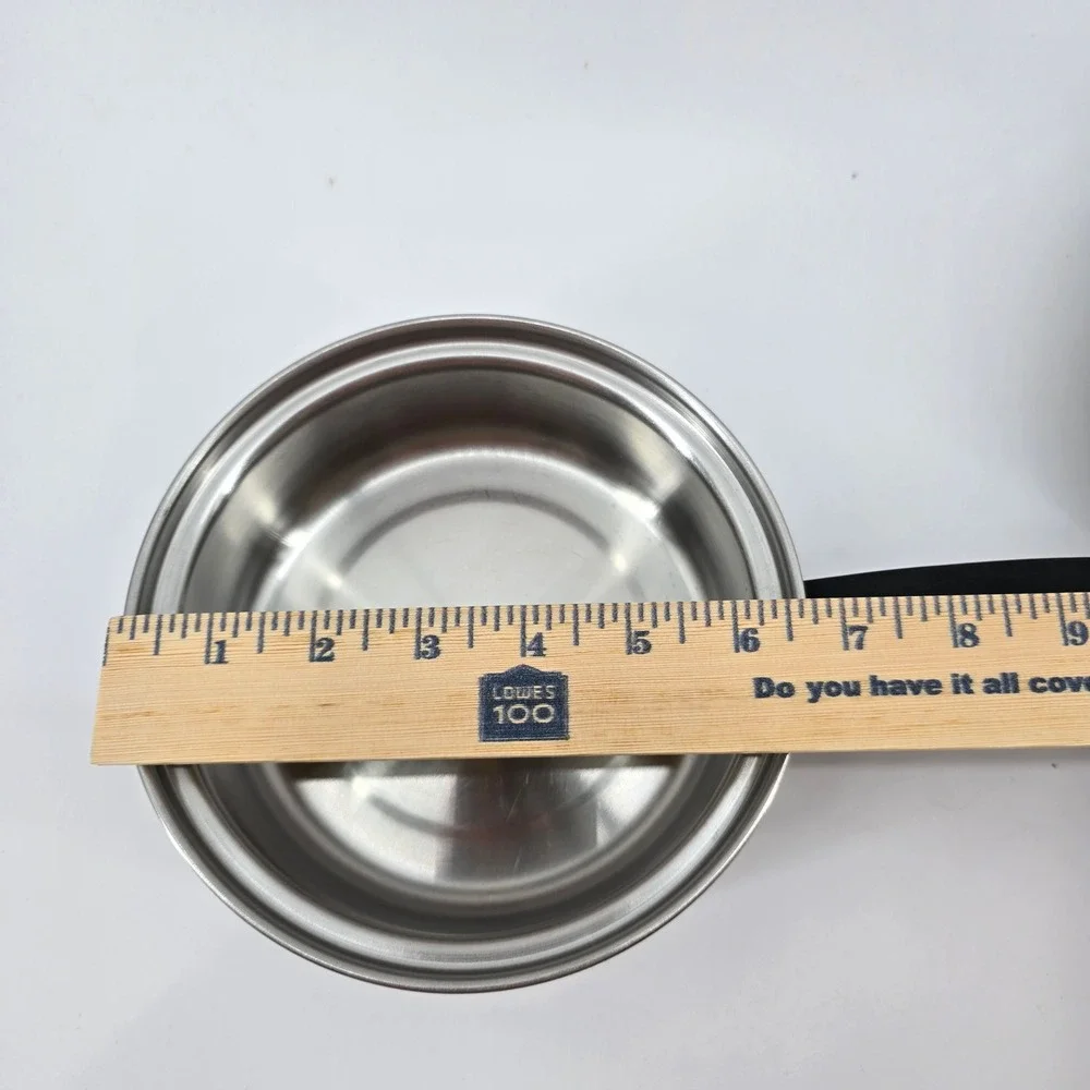 Duncan Hines Saucepan w/Lid 3-Ply 18-8 Stainless Steel Regal Ware Silver 1 Quart